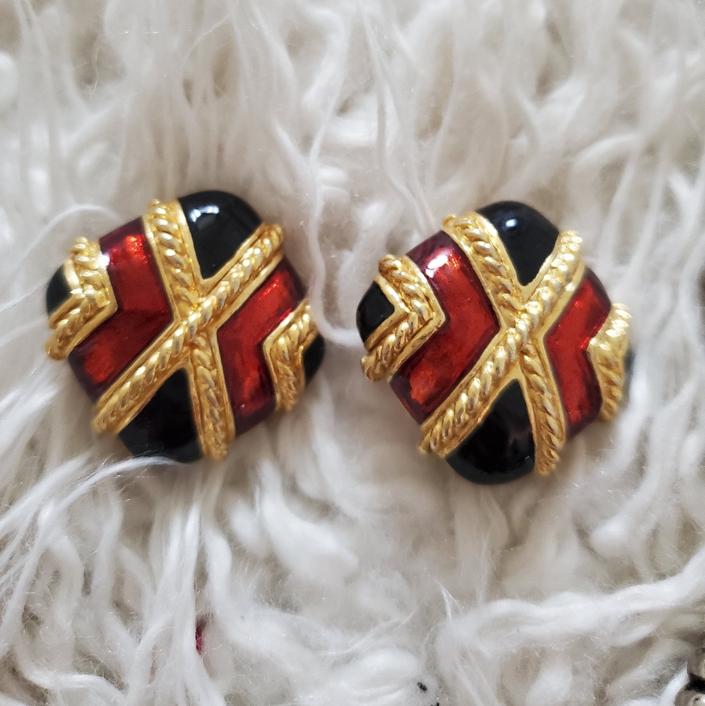 💄VINTAGE EARRNGS💄 - Picture 7 of 8